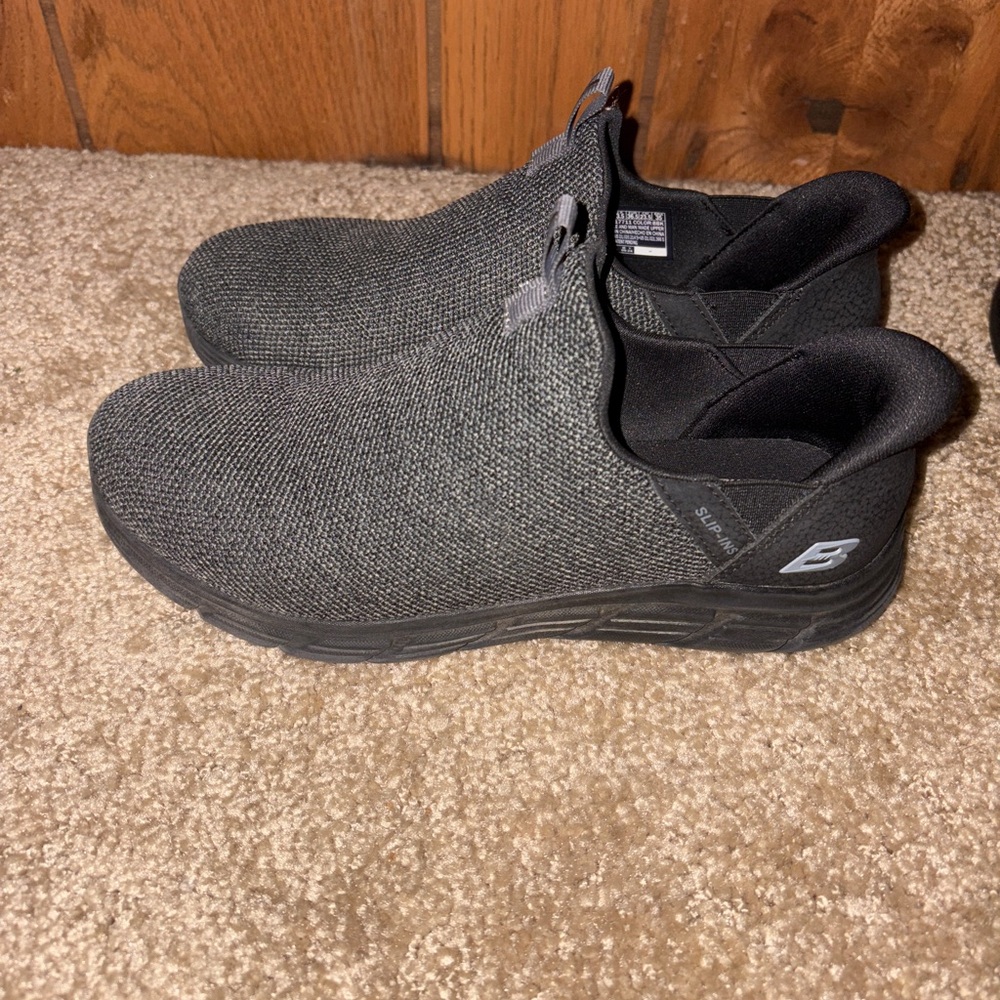 Skechers Kids Black Slip-On Shoes